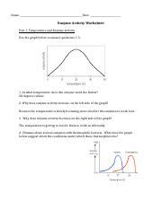 Enzyme Activity Worksheet 1 Docx Name Date Enzyme Activity