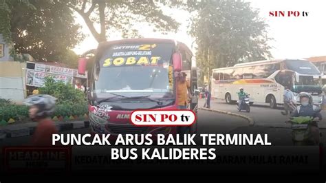 Puncak Arus Balik Terminal Bus Kalideres