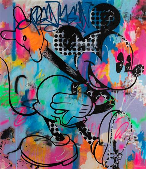 Mickey Graffiti Artcatto Art Gallery In Algarve Art Exhibitions