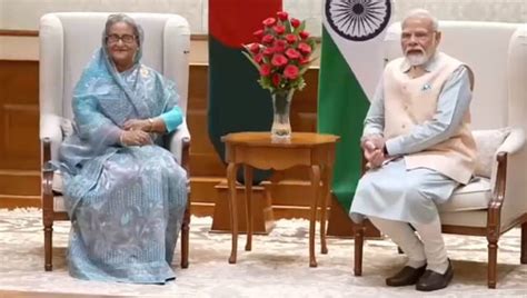 G20 Summit Pm Modi Holds Bilateral Meeting With Bangladesh Counterpart