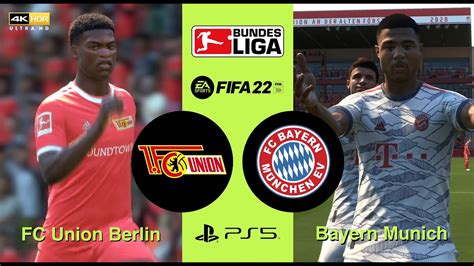 FIFA 22 PS5 FC Union Berlin Vs Bayern Munich Bundesliga 3 SEP