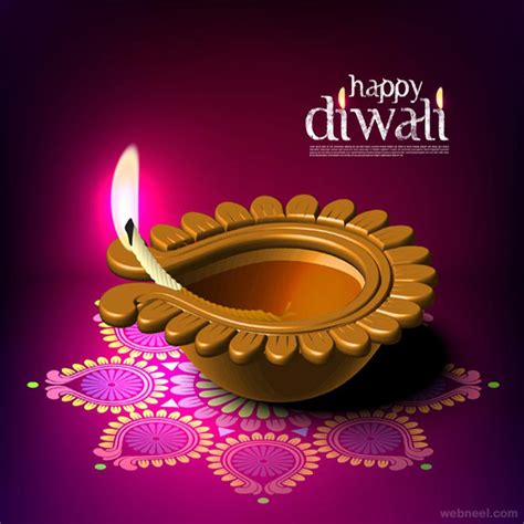 50 Beautiful Diwali Greeting cards Designs for you - part 2