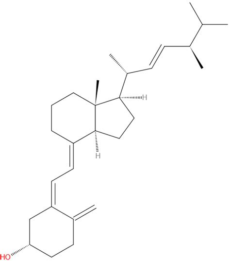 Vitamine D2 Chemiepedia Nl