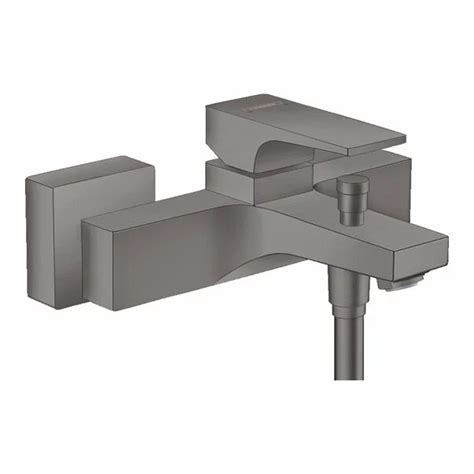 Baterie Cada Dus Hansgrohe Metropol Negru Crom Periat 18 Cm