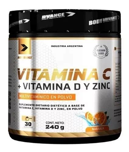 Suplemento En Polvo Body Advance Vitamina C D Zinc MercadoLibre