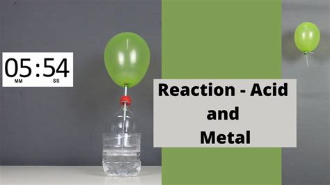 Reaction Acid And Metal Thinktac Diy Science Youtube