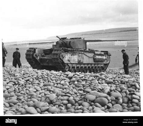 Tank Experiments British Army Stock Photo Alamy