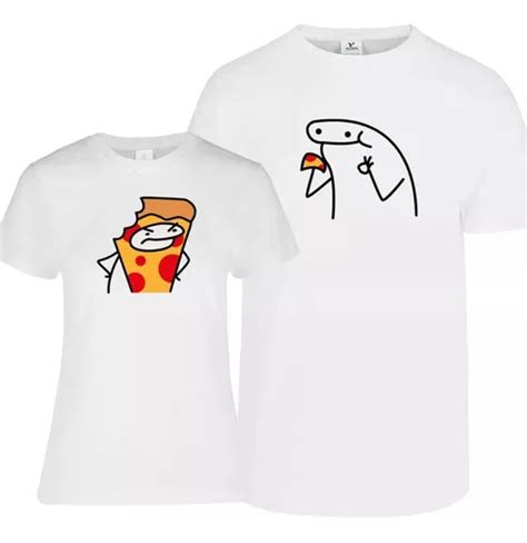 Playera Para Novios O Parejas D O Flork Meme Monito Blanco Meses Sin