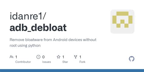 Github Idanre Adb Debloat Remove Bloatware From Android Devices Hot