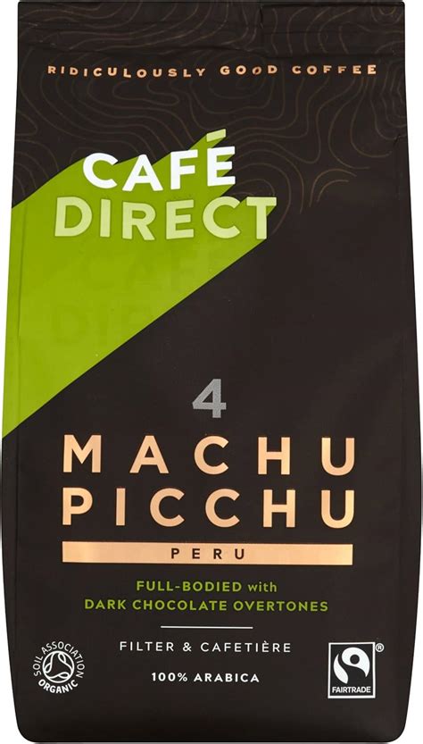 Cafédirect Machu Picchu Organic Fairtrade Ground Arabica Coffee 200g