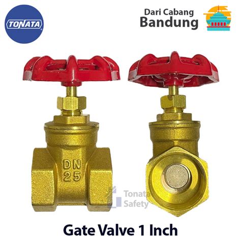 Jual Gate Valve Inch Stop Keran Putar Kran Kuningan Shopee