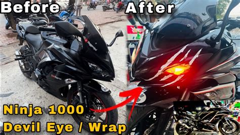 Kawasaki Ninja 1000 Wrap Looks Amazing😍🔥 Devil Eye 😈 Ninja 1000