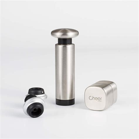 wine saver vacuum pump kit   valve bottle stoppers   champagne