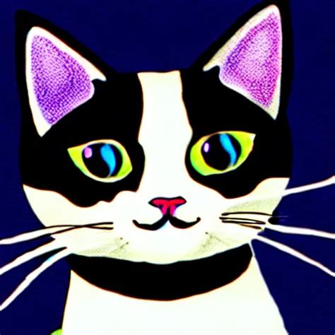 A Cat Colored Like An Oreo Stable Diffusion Openart