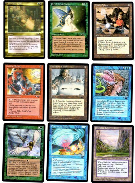 Magic The Gathering Alliances Set Of 15 Cards Ebay