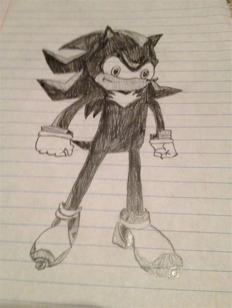 Shadow The Hedgehog Pencil Sketch by MrCTeddy on DeviantArt