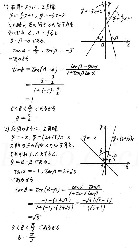 新課程 4プロセス数学Ⅱ P73 6 加法定理