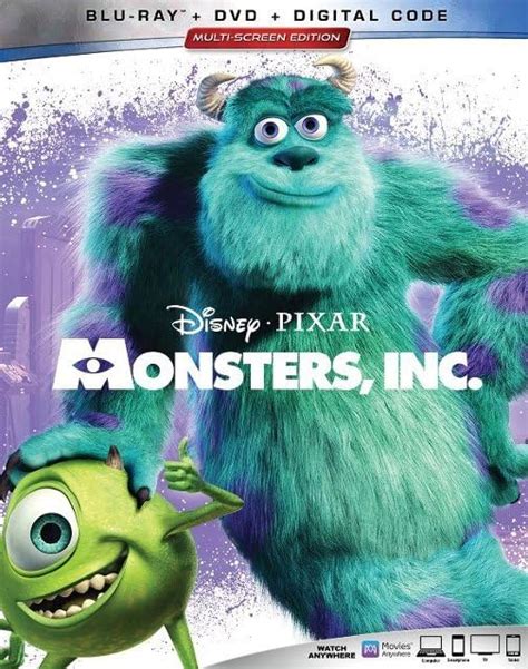 Monsters Inc Usa Blu Ray Amazones John Goodman Billy Crystal