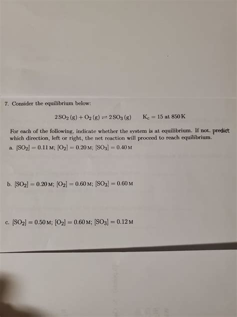 Answered 7 Consider The Equilibrium Below 2 Bartleby