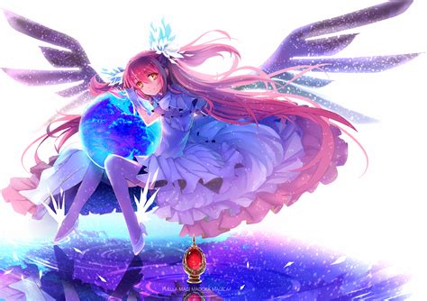 Wallpaper Illustration Anime Girls Mahou Shoujo Madoka Magica Wing