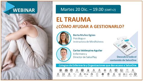 Webinar Salusplay El Trauma C Mo Ayudar A Gestionarlo Colegio De