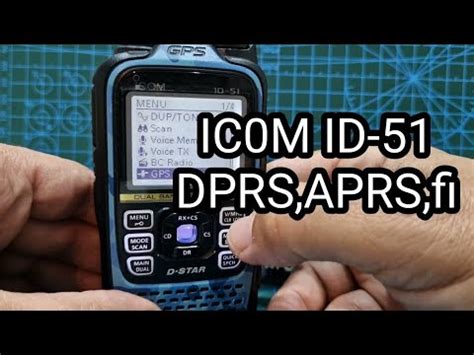 Icom Id Plus Dprs Aprs Fi Youtube