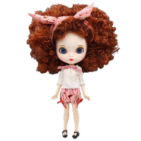 Giorgia Premium Custom Neo Blythe Doll With Ginger Hair White Skin