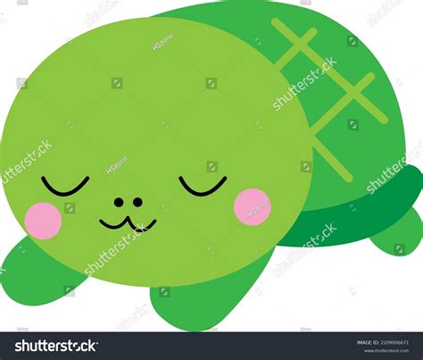 Turtle Vector Illustration Cute Turtle Clip Stock Vector (Royalty Free ...