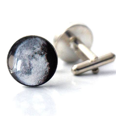 My Moon Cufflinks Custom Lunar Phase Cuff Links How The Etsy