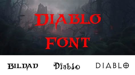 Diablo Font Series Download | Dafont Online