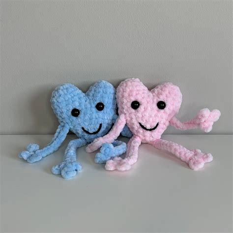 Crochet Pattern Love Heart Crochet Pattern Amigurumi Heart Pattern Easy Crochet Pattern For