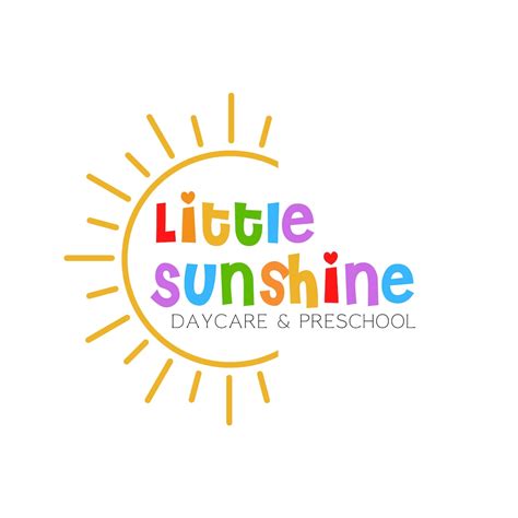 Sunshine Childcare Logo, Sun Daycare Logo, Animated Sunshine Daycare ...