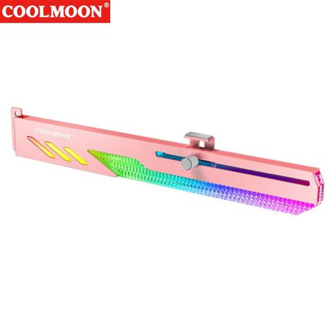 COOLMOON Держатель для видеокарты GT8, розовый - купить с доставкой по ...