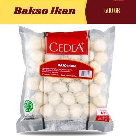 Jual Bakso Ikan Cidea Gr Bakso Ikan Enak Gurih Cidea Murah Shopee