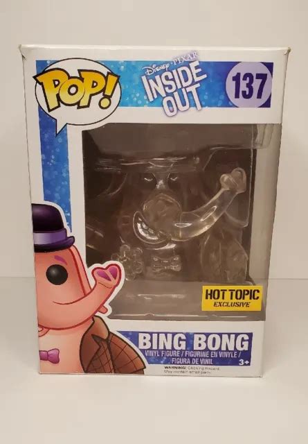 FUNKO POP! - Inside Out - Bing Bong Invisible Hot Topic Exclusive #137 ...