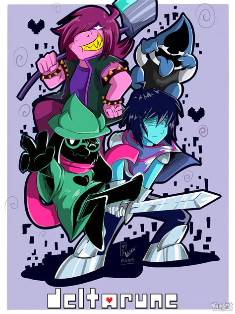 Deltarune Poster By Viejilloxart On Deviantart