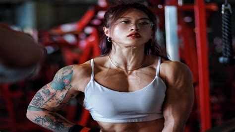 Chinese Girl Jessica Shen Ifbb Pro X Olympian Ifbb Chinese