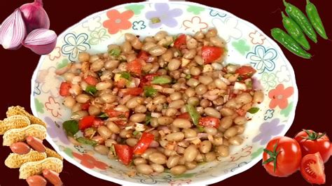 Snacks Palli Chat Masala Recipe In Telugu Peanut Chat Masala