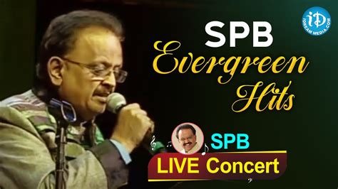 Sp Balasubrahmanyam Evergreen Hit Songs Live Concert Ripspb Spb