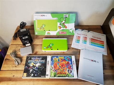 Nintendo Old 3ds Xl Yoshi Special Limited Edition Cib Cfw W32gb Mmc