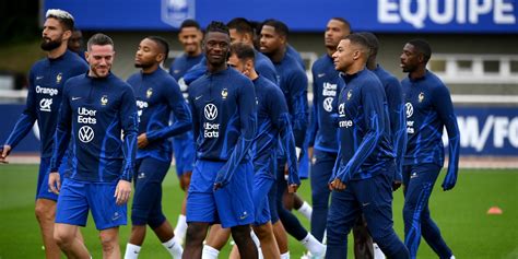 Coupe Du Monde 2022 Dernier Entraînement à Clairefontaine Pour Les Bleus