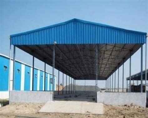 Prefabricated Mild Steel Industrial Shed At Square Feet