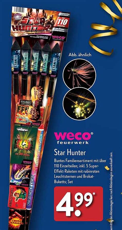 Weco Feuerwerk Star Hunter Angebot Bei ALDI Nord 1Prospekte De