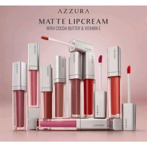 Jual Azzura Matte Lip Cream Exp 2024 Shopee Indonesia