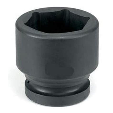 1-1/2 Drive x 45mm Standard 6pt Metric Impact Socket | Grey Pneumatic | 6045M