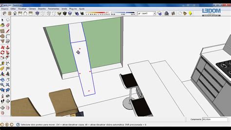 Portas E Janelas Curso Completo Sketchup Inserindo Blocosportas