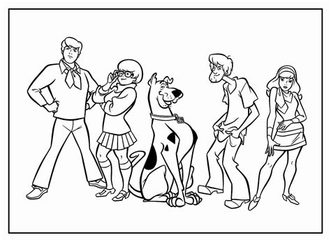 Turma Do Scooby Doo Para Colorir - Desenhos do Scooby Doo para Imprimir e Colorir