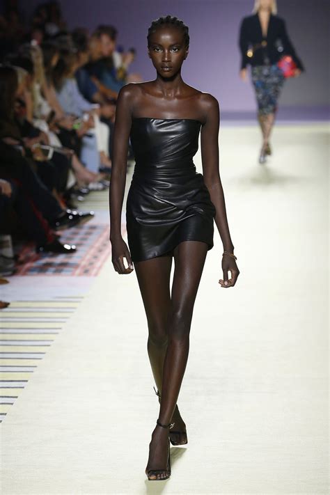 Black Runway Fashion Models