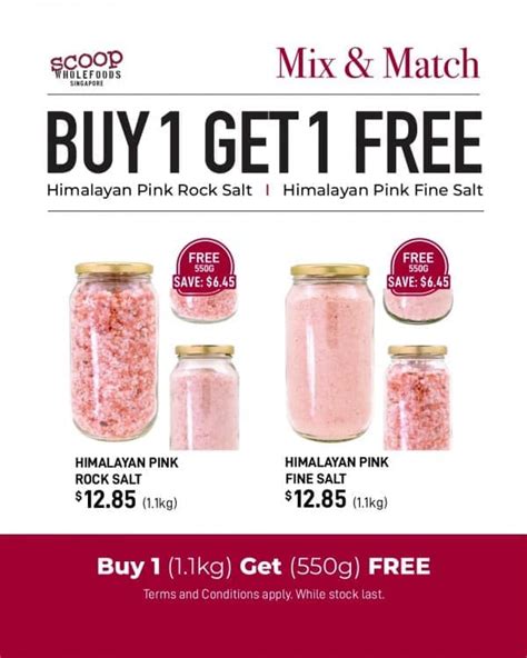 14 Jun 2023 Onward Scoop Wholefoods Buy 1 Get 1 Free Promo SG