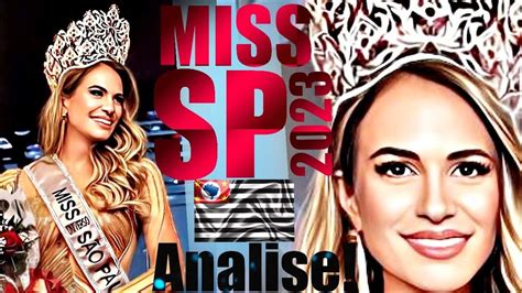 ANALISE Miss São Paulo 2023 VITÓRIA BRODT YouTube